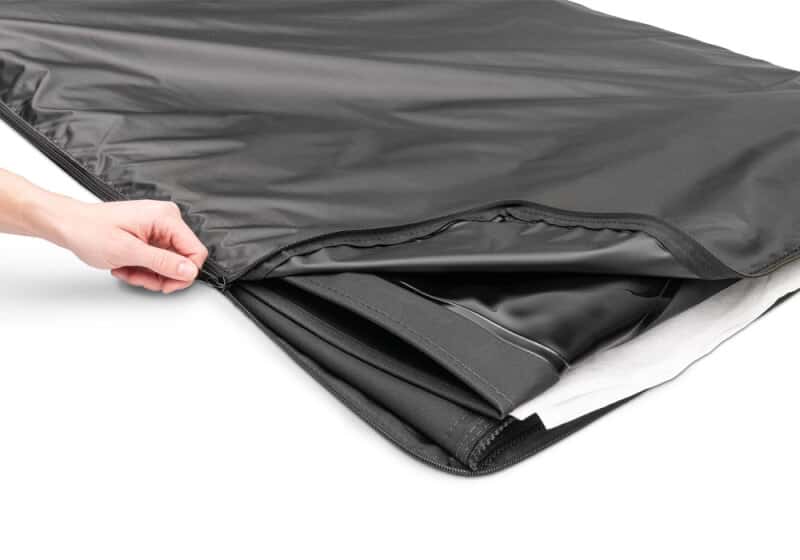 Rampage — Rampage 2004-2006 Jeep Wrangler(TJ) LJ Unlimited Frameless Soft Top Kit - Black Diamond
Frameless Soft Tp Kt
Top-Soft - view 6