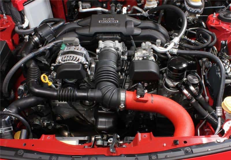 Perrin Performance — PERRIN 13-16 Subaru BRZ / Scion FR-S Cold Air Intake - Red - view 4