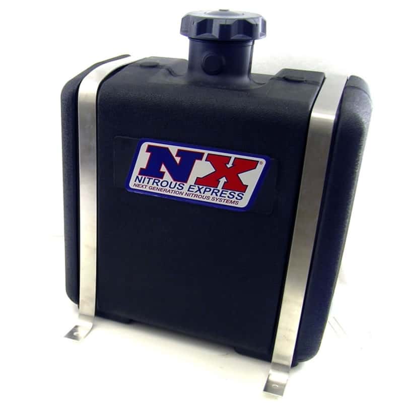 Nitrous Express — Nitrous Express Water Injection 7 Gallon Reservoir (w/Bracket Solenoid & Hose) (15L x 17H x 9W)
Wtr/MethInjTank
Reservoir - view 1