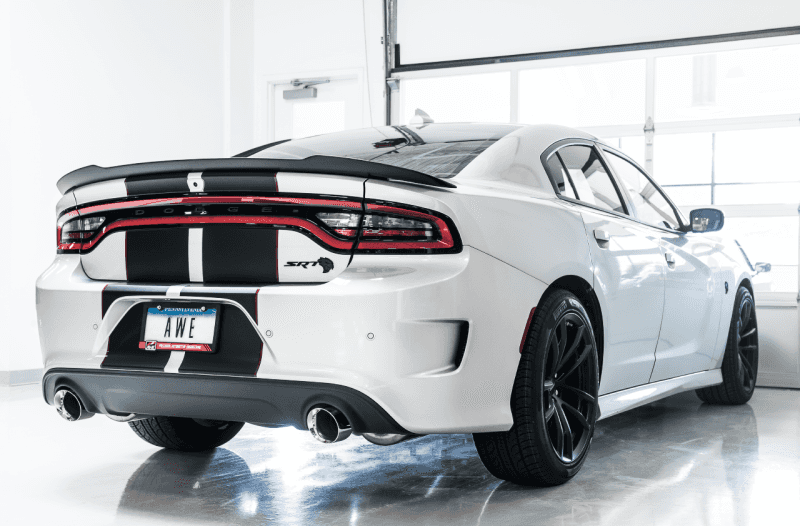 AWE Tuning — AWE Tuning 2015+ Dodge Charger 6.4L/6.2L SC Non-Resonated Touring Edition Exhaust - Silver Tips
Touring Exhaust - view 3