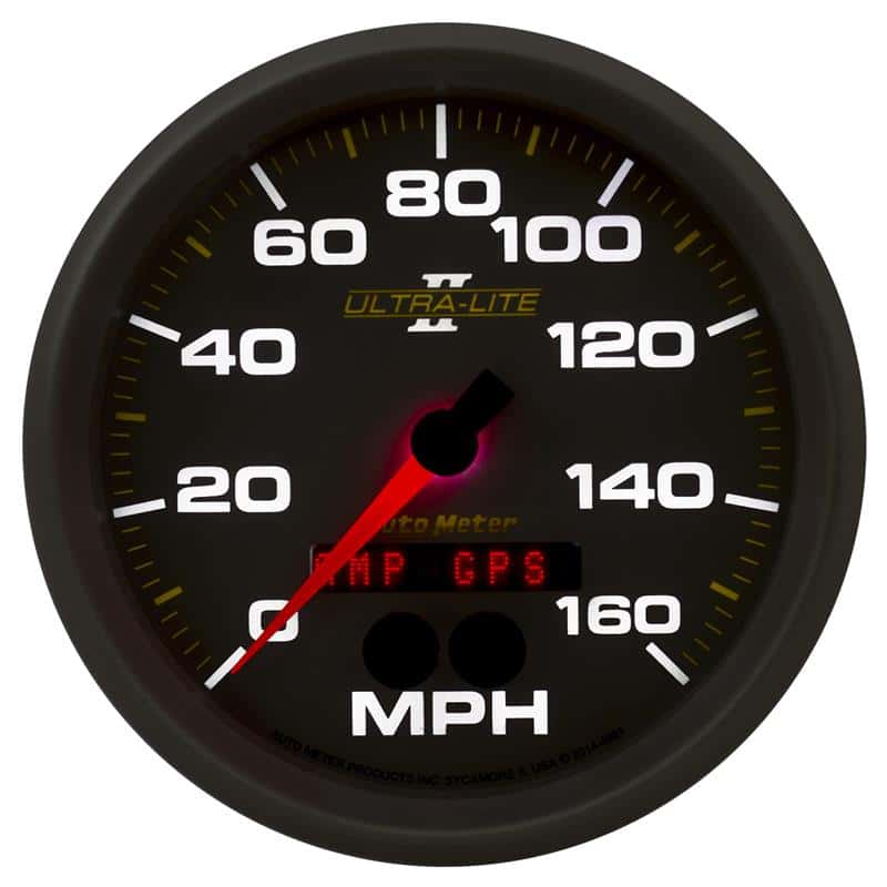 AutoMeter — Autometer Ultra-Lite II 5in 0-140MPH In-Dash Electronic GPS Programmable Speedometer
5" SPEEDO, 160 MPH, - view 5