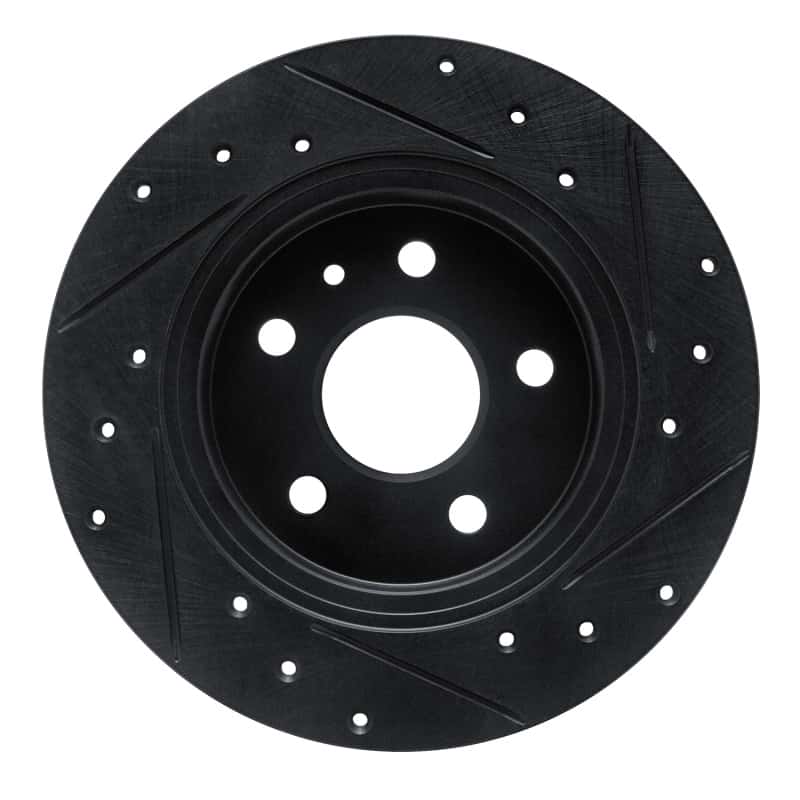 R1 Concepts — R1 16-23 Chevrolet Bolt EV Rear Left Drilled & Slotted Black Brake Rotor
R1 Brake Rotor Drill - view 5