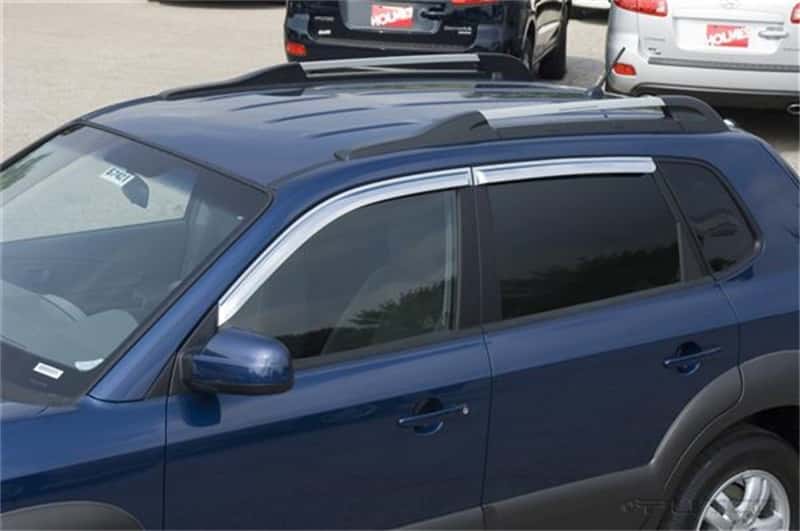 Putco — Putco 05-08 Hyundai Tucson (Set of 4) - Tape On Install Element Chrome Window Visors
Side Window Vent - view 1