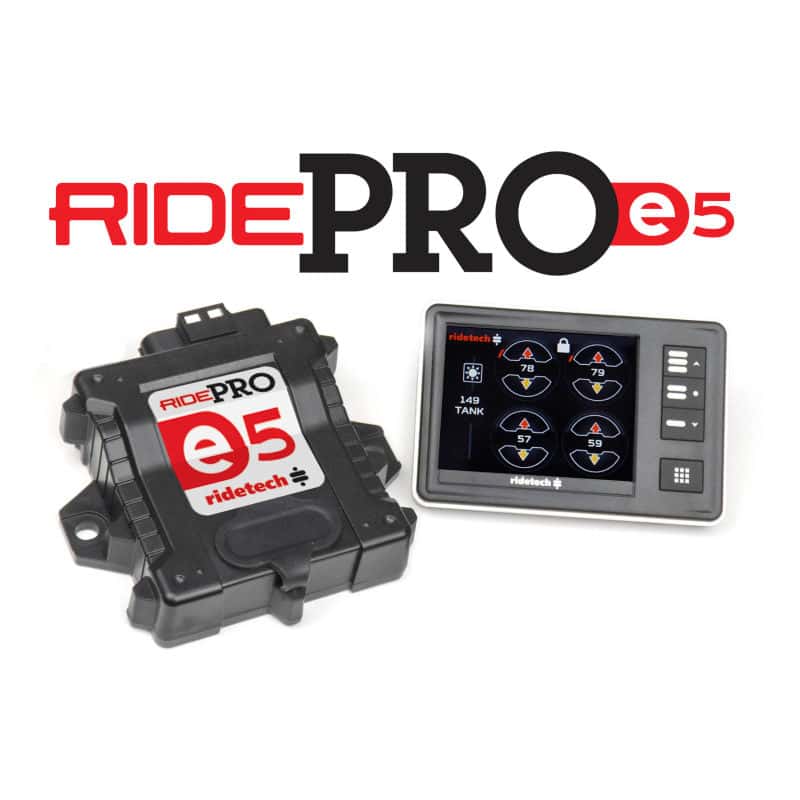 Ridetech — Ridetech RidePro E5 Air Ride Control System 5Gal Dual Compressor AirPod Hi-Flow Big Red 3/8in Valves
5 Gallon AirPod BigR - view 6