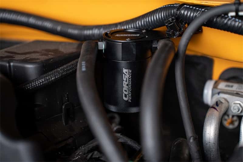 CORSA Performance — Corsa 2021-2025 Ford Bronco 2.3L Aluminum Oil Catch Can
Accessory - view 5
