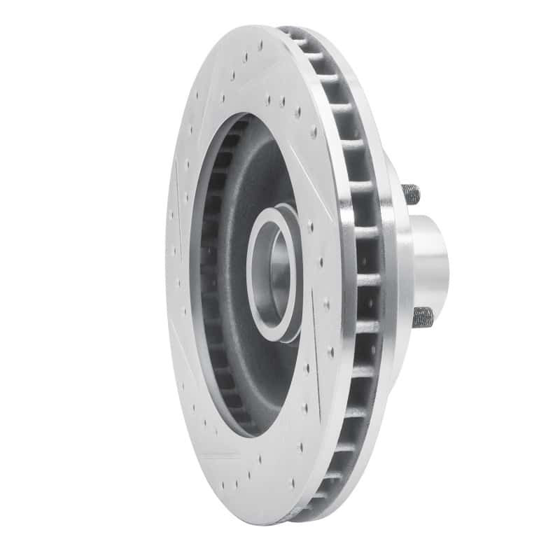 R1 Concepts — R1 1969-1996 Buick Estate Wagon Front Right Drilled & Slotted Silver Brake Rotor
R1 Brake Rotor Drill - view 4