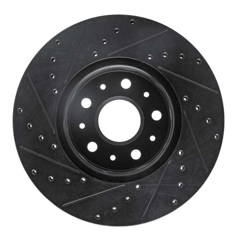 R1 Concepts — R1 16-25 Cadillac CT5 Front Right Drilled & Slotted Black Brake Rotor
R1 Brake Rotor Drill - view 5
