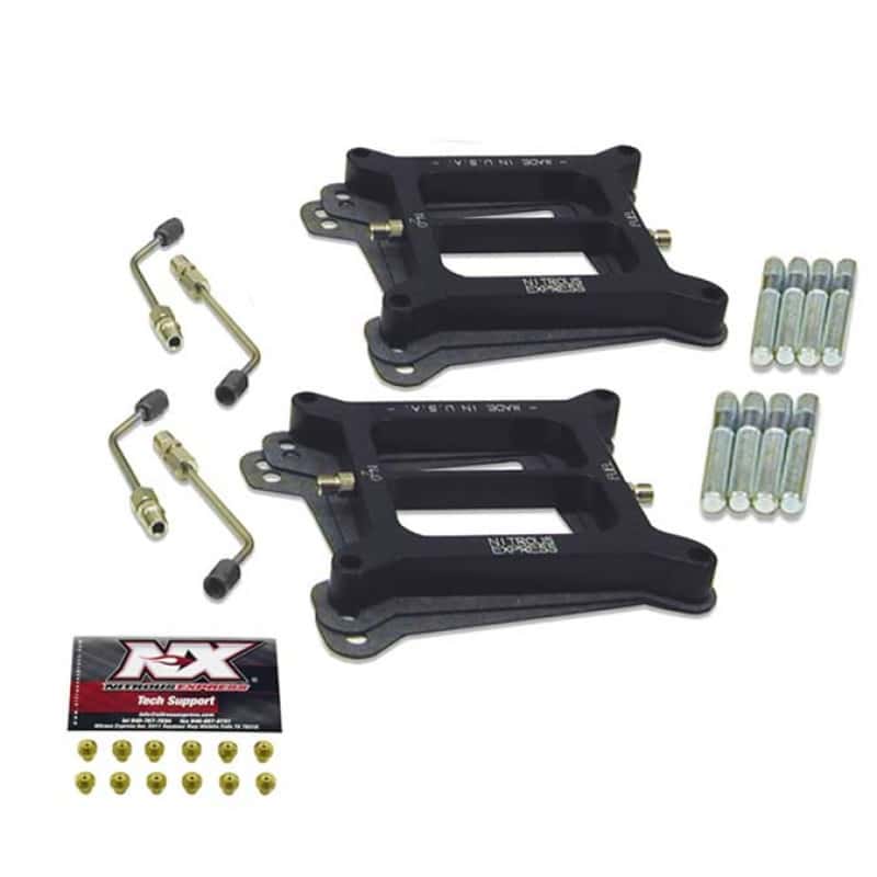 Nitrous Express — Nitrous Express Dual 4150 Stage Six Nitrous Plate Conversion
Injector Plate
N2OPlate - view 3