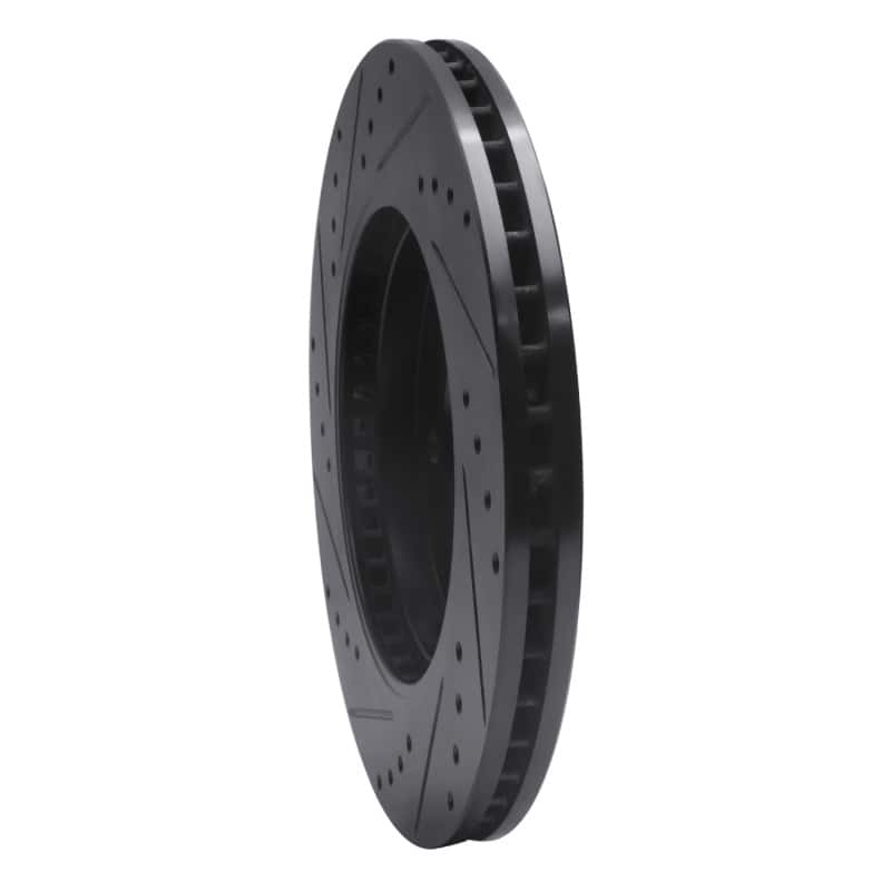 R1 Concepts — R1 02-06 Ford Expedition Front Right Drilled & Slotted Black Brake Rotor
R1 Brake Rotor Drill - view 4