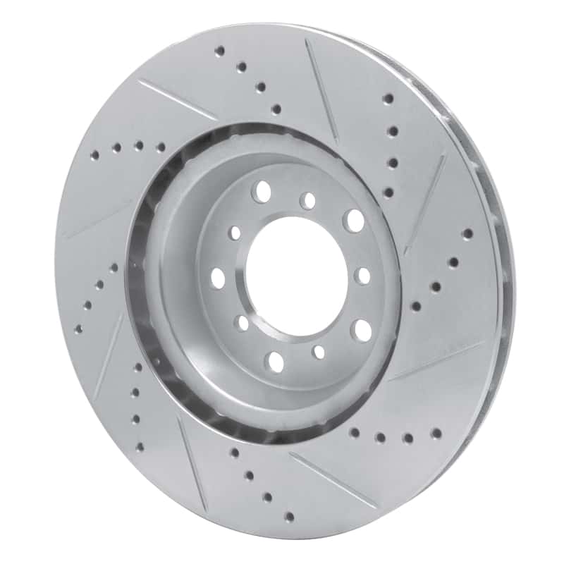 R1 Concepts — R1 2001-2006 BMW M3 Right Front Drilled & Slotted Silver Brake Rotor
R1 Brake Rotor Drill - view 4