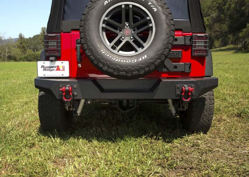 Rugged Ridge — Rugged Ridge Spartan Rear Bumper Full Width 07-18 Jeep Wrangler JK
OFFROAD_BUMPERS
Bumper- Rear - view 6