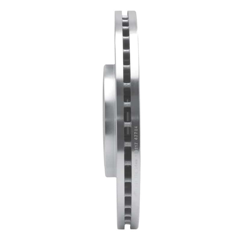 R1 Concepts — R1 17-20 Jaguar XF Front Left Drilled & Slotted Silver Brake Rotor
R1 Brake Rotor Drill - view 3