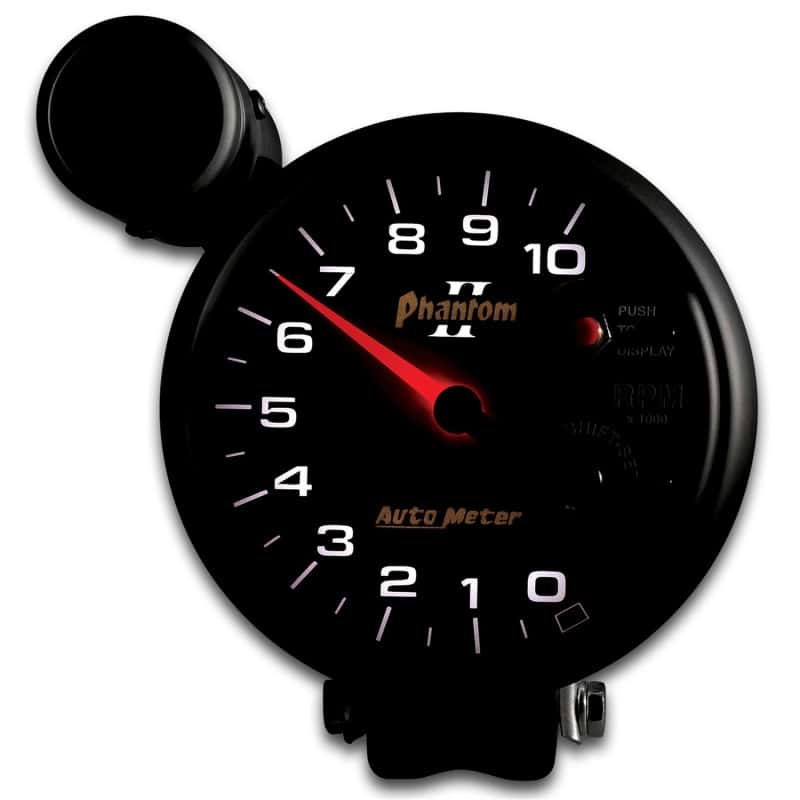 AutoMeter — Autometer 5 inch Pedestal Mount 10000 RPM Shift-Lite Tachometer
5" TACH, 10,000 RPM, - view 9