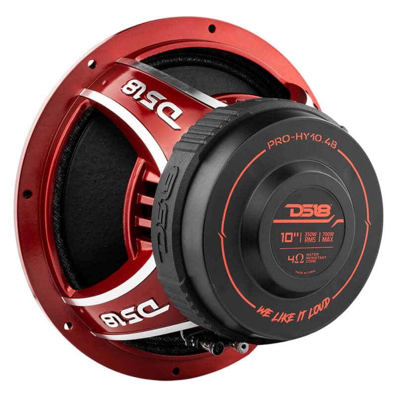 DS18 — DS18 10in 350 Watts RMS 4 ohm Mid-Range Loudspeaker w/ Water Resistant Cone - view 2