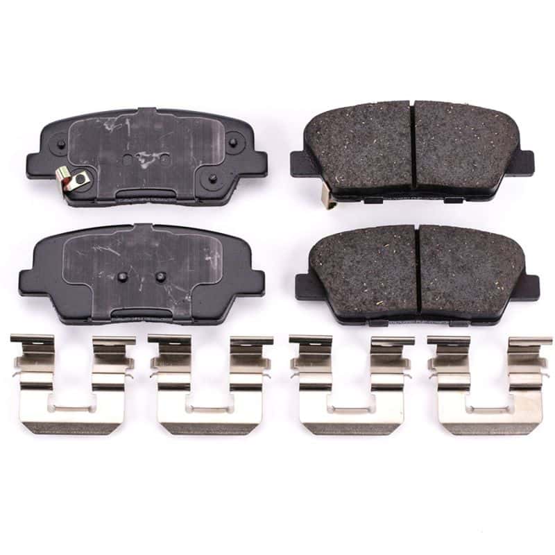 PowerStop — Power Stop 2010 Hyundai Genesis Rear Z17 Evolution Ceramic Brake Pads w/Hardware
Z17 Brake Pads - view 1