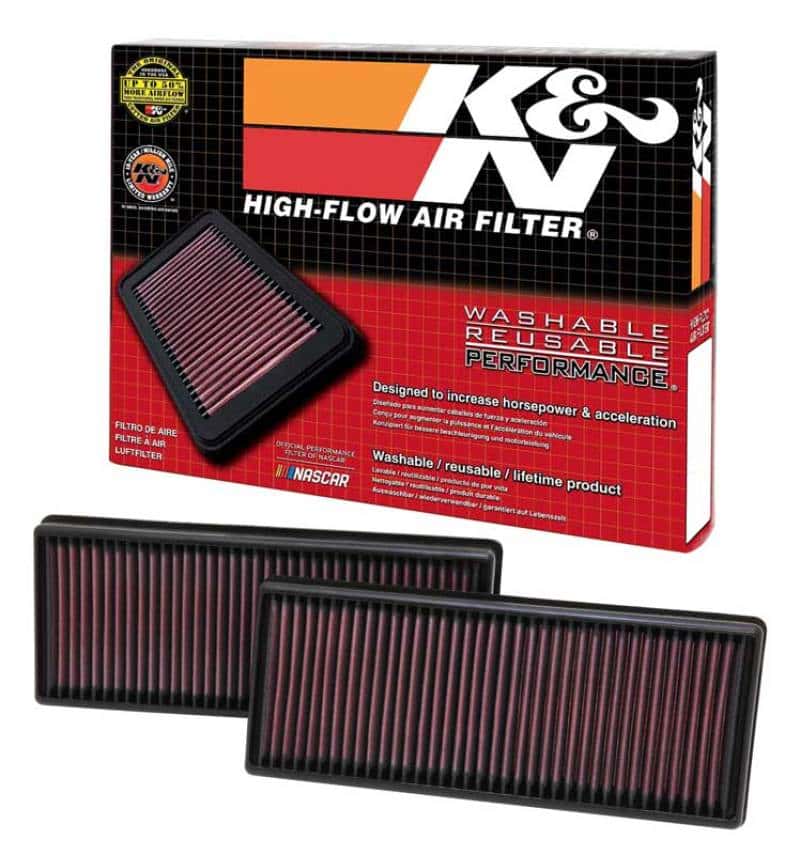 K&N Engineering — K&N Replacement Air Filter 12.563in O/S Length x 5.25in O/S Width x 1.625in H (Inc 2 Filters)
Replacement Air Filt
Air Filter - view 3