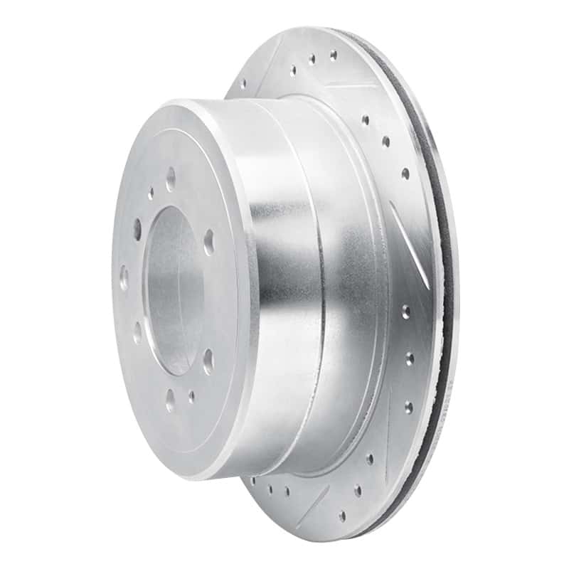 R1 Concepts — R1 93-97 Lexus LX450 Rear Left Drilled & Slotted Silver Brake Rotor
R1 Brake Rotor Drill - view 2