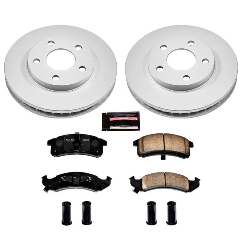 PowerStop — Power Stop 94-99 Buick LeSabre Front Z17 Evolution Geomet Coated Brake Kit - view 1
