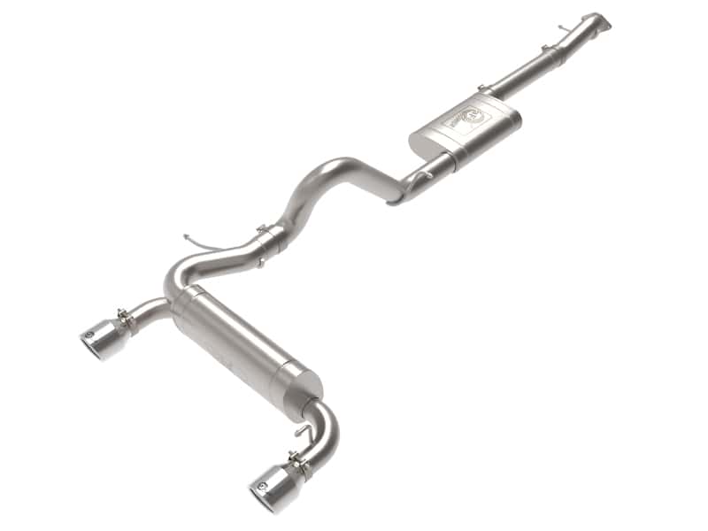 aFe — aFe 2021+ Ford Bronco L4-2.3L (t) / V6-2.7L (tt) Vulcan 3in. to 2.5in. SS Cat-Back - Polished
Cat-Back Exhaust - view 1