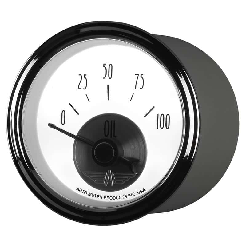 AutoMeter — Autometer Prestige Series Pearl 2-1/16in 100PSI Electronic Oil Pressure Gauge
2-1/16" OIL PRESS, 0 - view 4