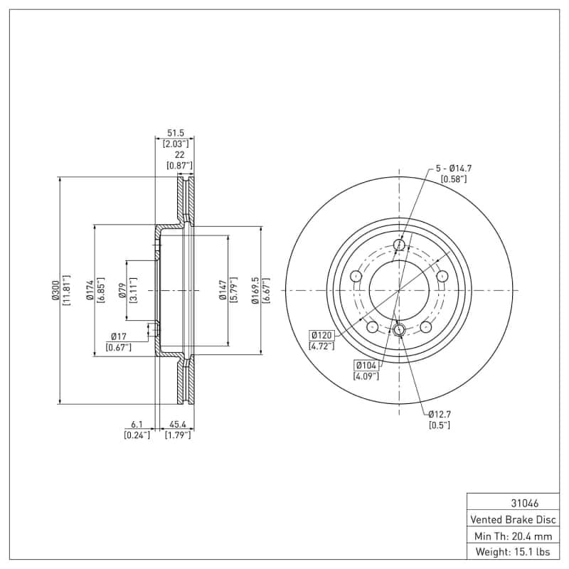 DFC — DFC 99-08 BMW 325I (USA/Canada) Front GeoSPEC Coated Rotor
DFC Brake Rotor - view 2