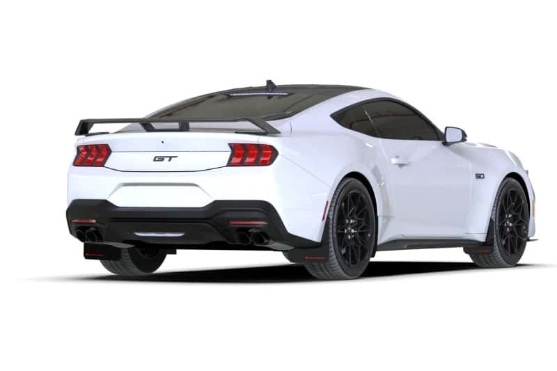 Rally Armor — Rally Armor 2024+ Ford Mustang Black UR Mud Flap w/ Red Logo
Mud Flap - view 3