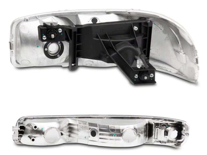 Raxiom — Raxiom 99-06 GMC Sierra 1500 Axial Series OEM Crystal Rep Headlights- Chrome Housing (Clear Lens)
Headlights - view 2