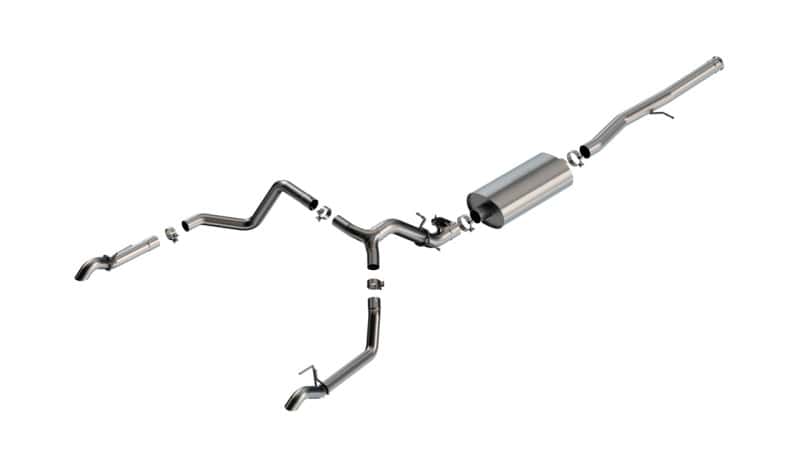 Borla — Borla 2024 Chevrolet/GMC 1500 ZR2 & AT4X 6.2L V8 4WD 4DR Touring Catback Exhaust w/ Turndown Tips
Cat-Back System - view 1