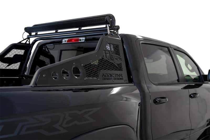 Addictive Desert Designs — Addictive Desert Designs 21-22 RAM 1500 TRX Race Series Chase Rack w/ 2017 Grill Pattern
TrkCabProt/HeadRk
Chase Rack - view 1
