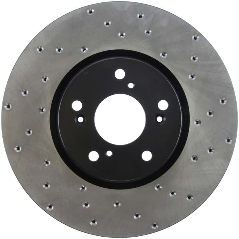 Stoptech — StopTech 04-08 Acura TL/TL-S Brembo Drilled Left Front Rotor
Cross Drilled Rotor - view 1
