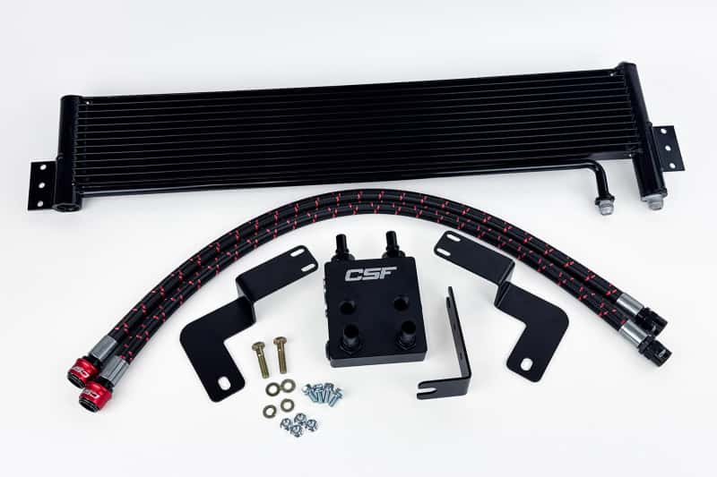 CSF — CSF 2021+ Ford Bronco 2.7L EcoBoost External Transmission Oil Cooler Kit
CSF Trans Cooler Kit - view 1