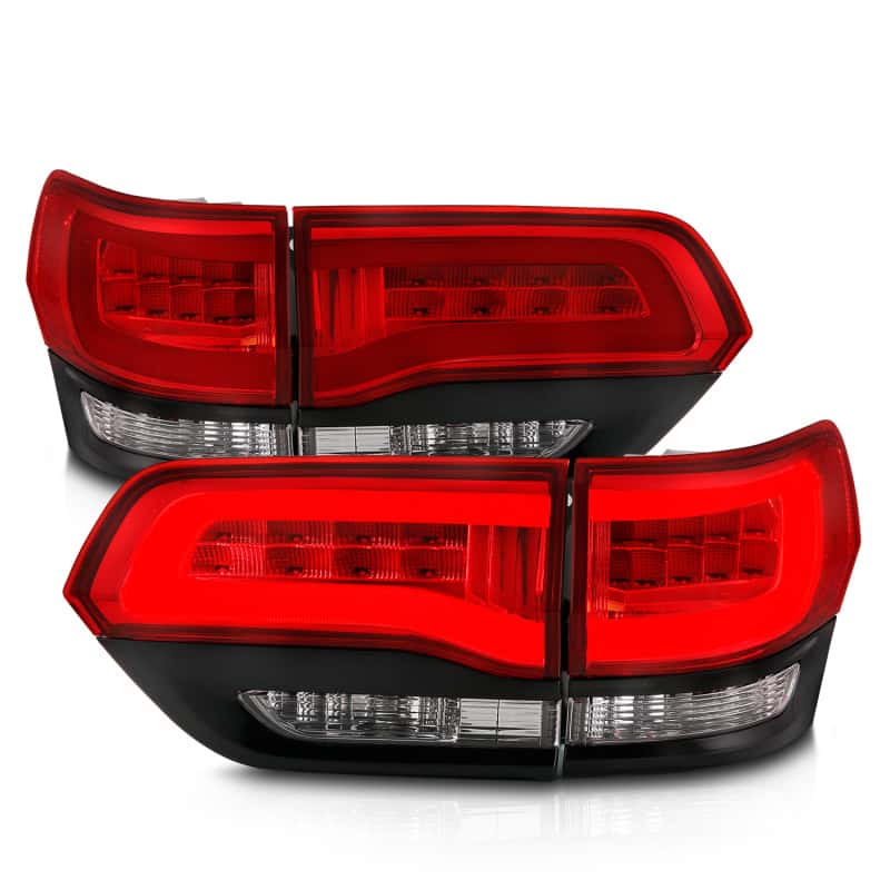 ANZO — ANZO 2014-2016 Jeep Grand Cherokee LED Taillights Red/Clear
TailLightSet - view 16