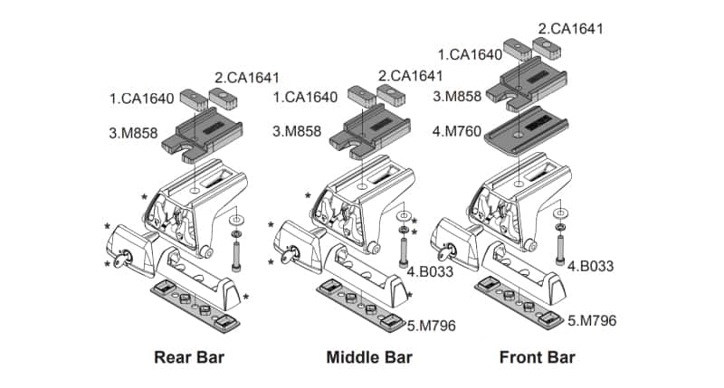 Rhino-Rack — Rhino-Rack Pioneer Leg Height Spacer for RLT600 Legs
Roof Rack Mount Shim - view 2
