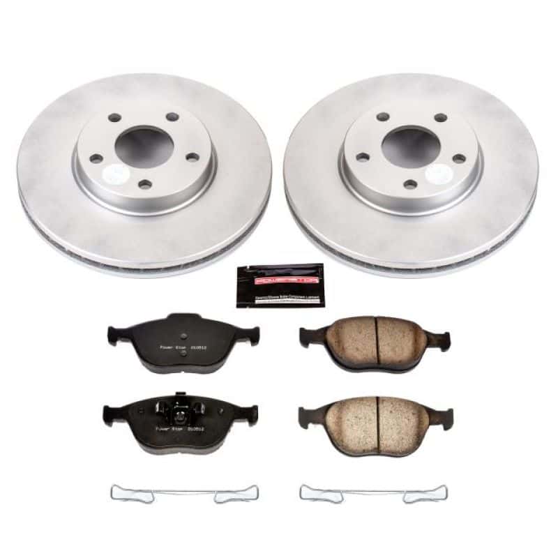 PowerStop — Power Stop 10-13 Ford Transit Connect Front Z17 Evolution Geomet Coated Brake Kit - view 1