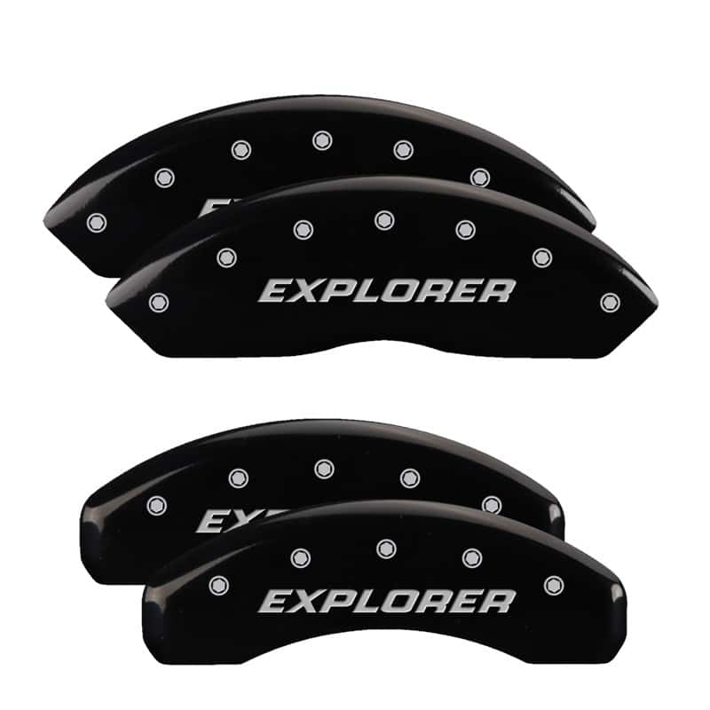 MGP — MGP 4 Caliper Covers Engraved Front & Rear Explorer/2011 Black Finish Silver Char 2010 Ford Explorer
Caliper Covers - view 1