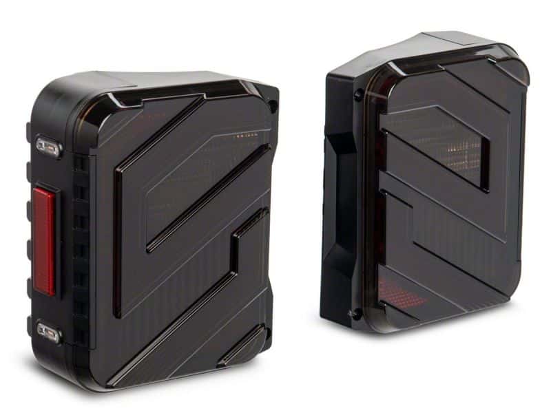 Raxiom — Raxiom 07-18 Jeep Wrangler JK Axial Series Trident LED Tail Lights- Blk Housing (Smoked Lens)
Lights - view 2