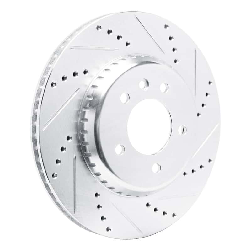 R1 Concepts — R1 20-25 Land Rover Defender 90 Rear Right Drilled & Slotted Silver Brake Rotor
Disc Brake Rotor - view 2