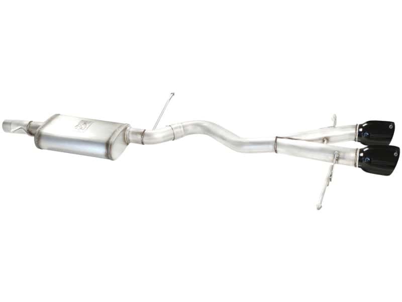 aFe — aFe MACHForce XP Exhaust 304SS Cat-Back w/ Black Tips 2008 VW Golf R32 V5 3.2L
Cat-Back Exhaust - view 3