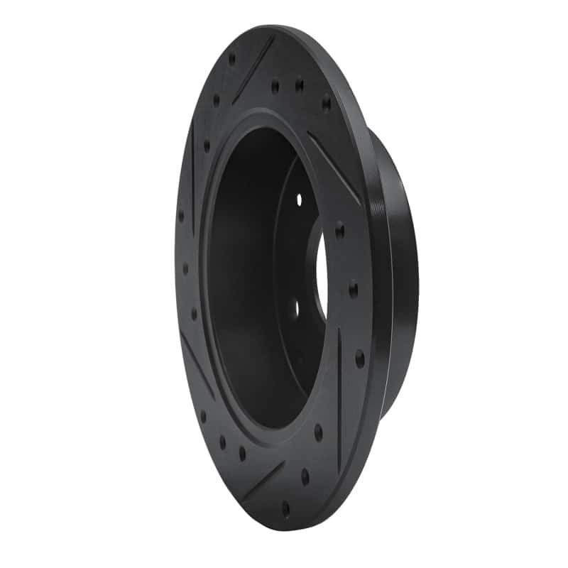 R1 Concepts — R1 92-97 Acura CL Rear Right Drilled & Slotted Black Brake Rotor
R1 Brake Rotor Drill - view 4