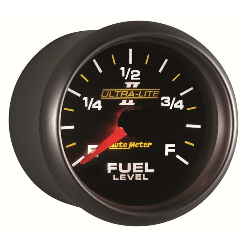 AutoMeter — Autometer Ultra-Lite II 2-1/16in 0-280 Ohm Programmable Fuel Level Gauge
2-1/16" FUEL LEVEL, - view 11