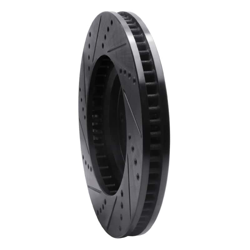 R1 Concepts — R1 03-07 Cadillac CTS Front Right Drilled & Slotted Black Brake Rotor
R1 Brake Rotor Drill - view 4