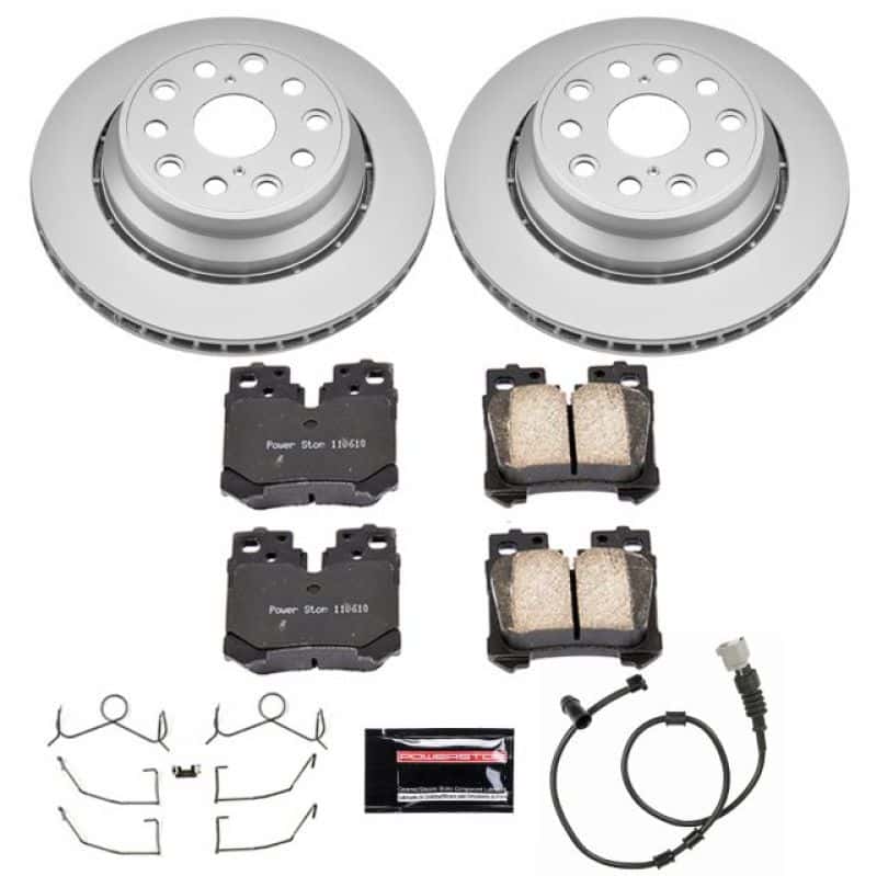 PowerStop — Power Stop 07-09 Lexus LS460 Rear Z17 Evolution Geomet Coated Brake Kit - view 1