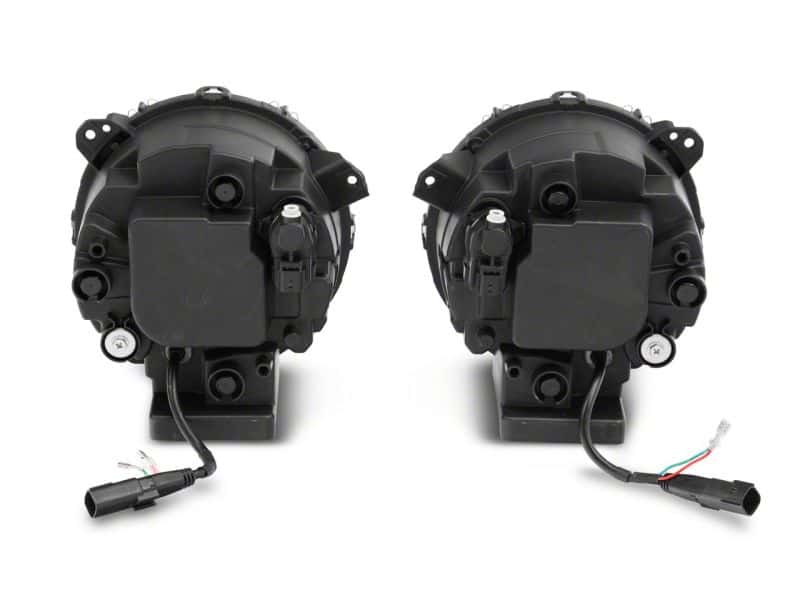 Raxiom — Raxiom 18-23 Jeep Wrangler JL Axial Series 9-In LED Angel Eye Headlights- Blk Housing (Clear Lens)
Headlights - view 9