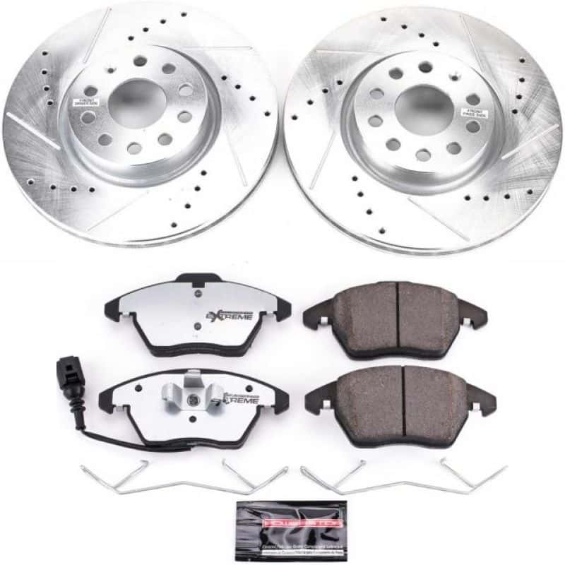PowerStop — Power Stop 06-13 Audi A3 Front Z26 Street Warrior Brake Kit - view 1