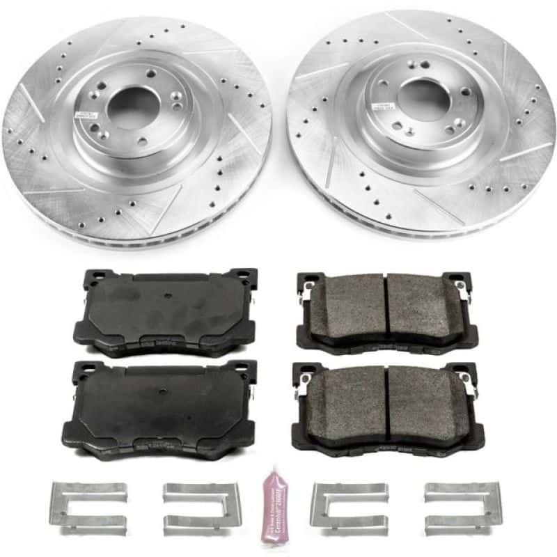 PowerStop — Power Stop 15-16 Hyundai Genesis Front Z23 Evolution Sport Brake Kit - view 1
