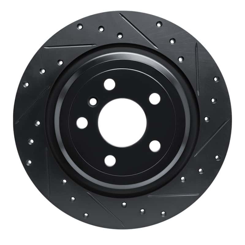 R1 Concepts — R1 12-18 Mercedes-Benz GLE350 Rear Right Drilled & Slotted Black Brake Rotor
R1 Brake Rotor Drill - view 1