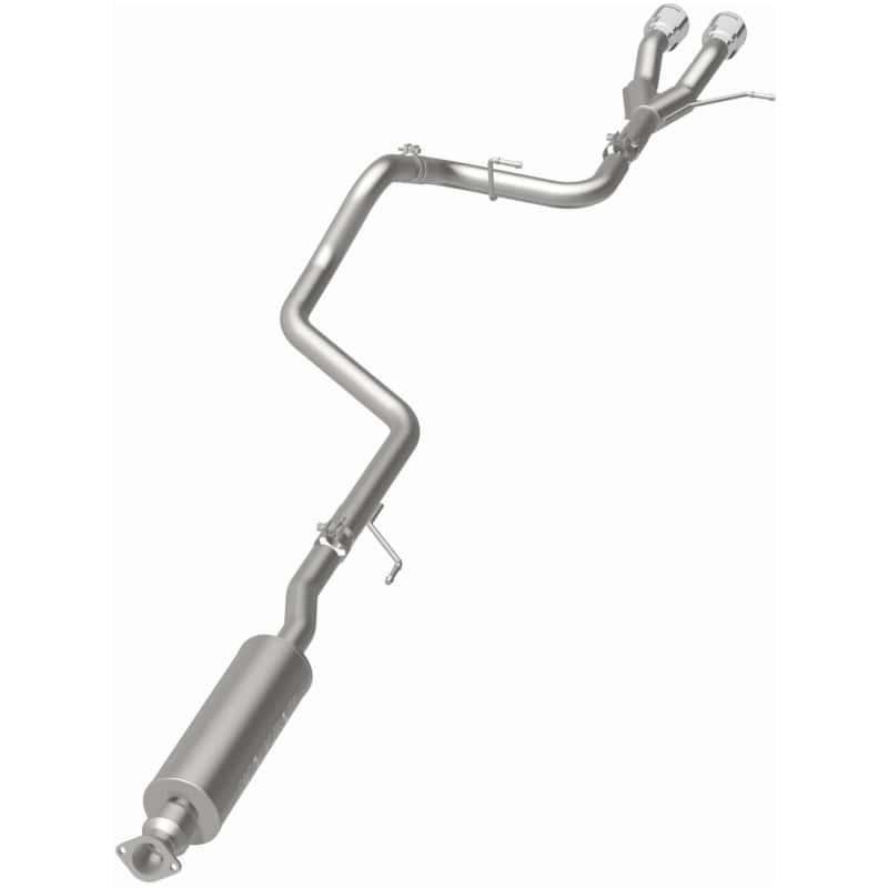 Magnaflow — MagnaFlow 13 Hyundai Veloster 1.6L Turbo Dual Center Rear Exit Stainless Cat Back Perf Exhaust
Cat-Back - view 2