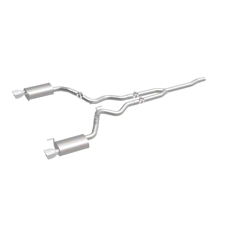 Magnaflow — MagnaFlow Cat Back, SS, 2.5in, Street, Dual Split Polished 4.5in Tips 2015 Ford Mustang Ecoboost
Cat-Back - view 5