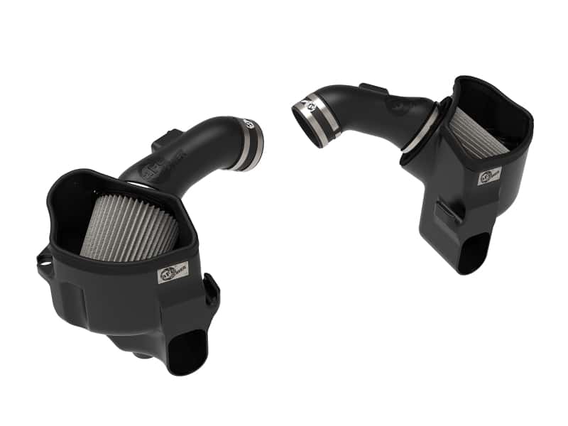 aFe — aFe POWER Magnum FORCE Stage-2 Pro DRY S Cold Air Intake System 12-19 BMW M5 (F10) / M6 (F12/13)
Magnum FORCE Intake - view 3