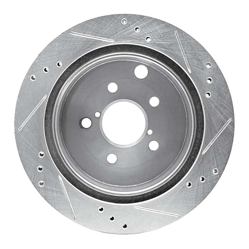 R1 Concepts — R1 14-18 Subaru Forester Rear Left Drilled & Slotted Silver Brake Rotor
R1 Brake Rotor Drill - view 5